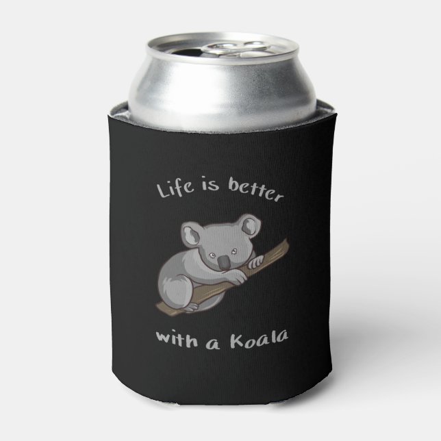 Rafraîchisseur Pour Canette La Vie Est Meilleure Avec Koala (Can devant)