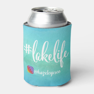 Rafraîchisseur Pour Canette La vie personnalisée de lac Hashtag peut glacièr