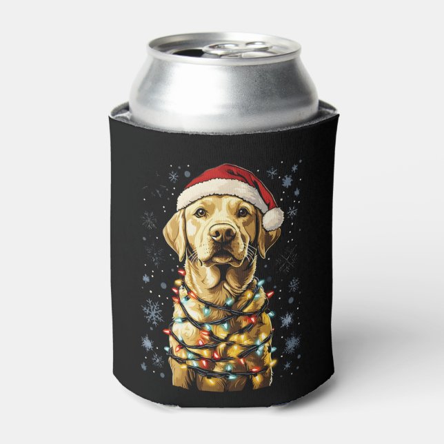 Rafraîchisseur Pour Canette Labrador Retriever Dogs Tree Christmas Sweater Xma (Can devant)
