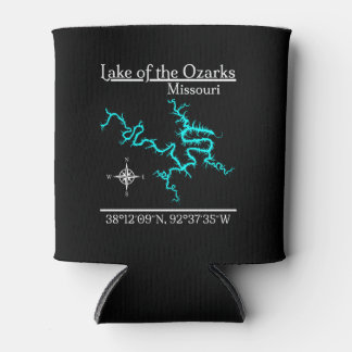 Rafraîchisseur Pour Canette Lac des Ozarks Missouri Coordonnées de carte