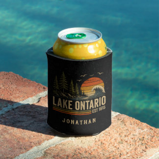 Rafraîchisseur Pour Canette Lac Ontario Vintage Grands Lacs Vie Lacustre