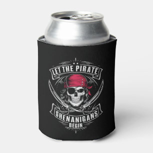 Rafraîchisseur Pour Canette Laissez les manigances de pirates commencer crâne 