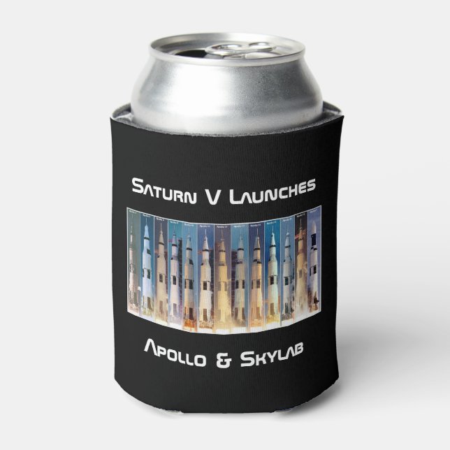 Rafraîchisseur Pour Canette Lancement de la fusée Saturn V Moon (Can devant)