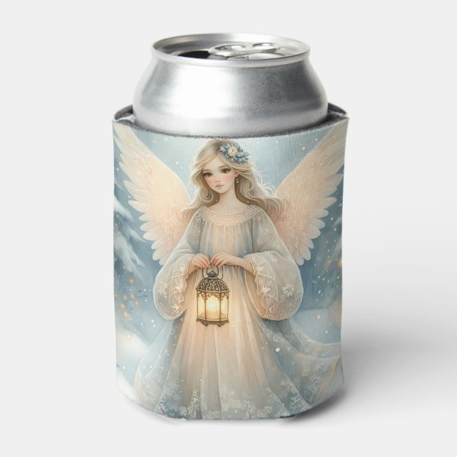 Rafraîchisseur Pour Canette Lanterne céleste d'ange d'hiver de grâce (Can devant)
