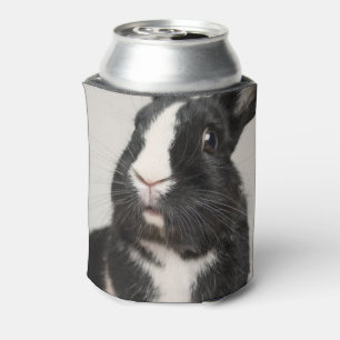 Rafraîchisseur Pour Canette Lapin lapin noir et blanc Startted
