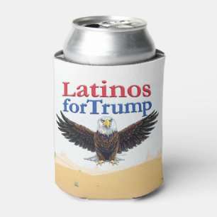 Rafraîchisseur Pour Canette Latinos pour Trump - Aigle du désert