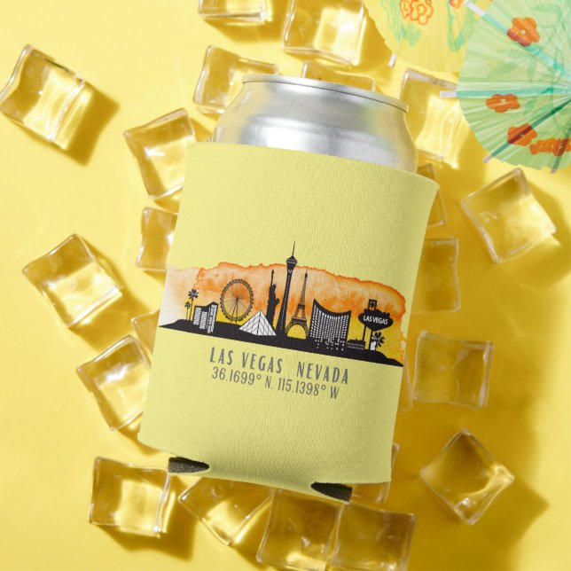 Rafraîchisseur Pour Canette Latitude Skyline Las Vegas (Été in situ)