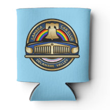 LCCI DelVal Can Coozy (bleu clair)