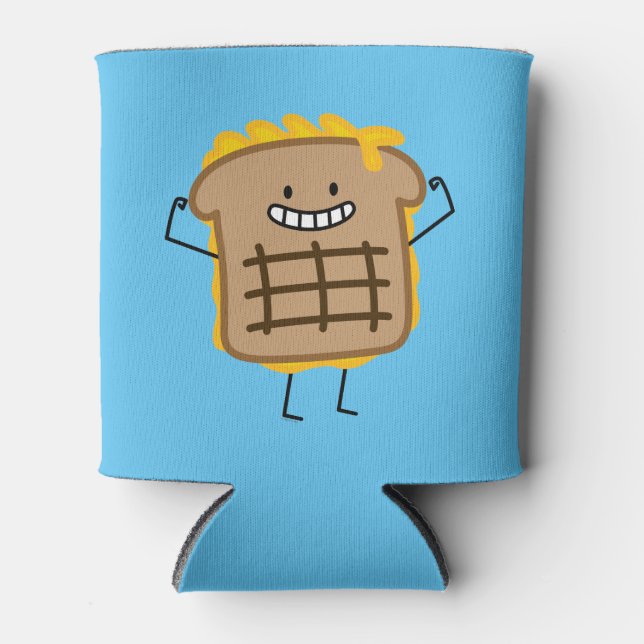 Rafraîchisseur Pour Canette Le cheddar grillé de sandwich à fromage a grillé (Devant)