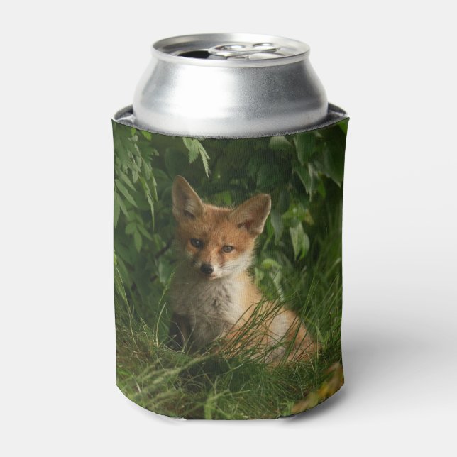 Rafraîchisseur Pour Canette Le chou renard dans une forêt verte (Can devant)