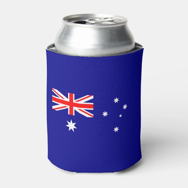 Rafraîchisseur Pour Canette Le drapeau australien patriotique peut se refroidi (Can devant)