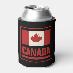 Rafraîchisseur Pour Canette Le drapeau canadien patriotique peut refroidir pou