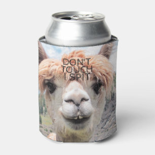 Rafraîchisseur Pour Canette Le lama drôle d'alpaga ne me touchent pas crachen