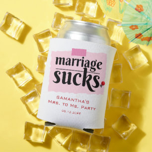 Rafraîchisseur Pour Canette Le mariage est nul ! Funny Divorce Faire-part Part