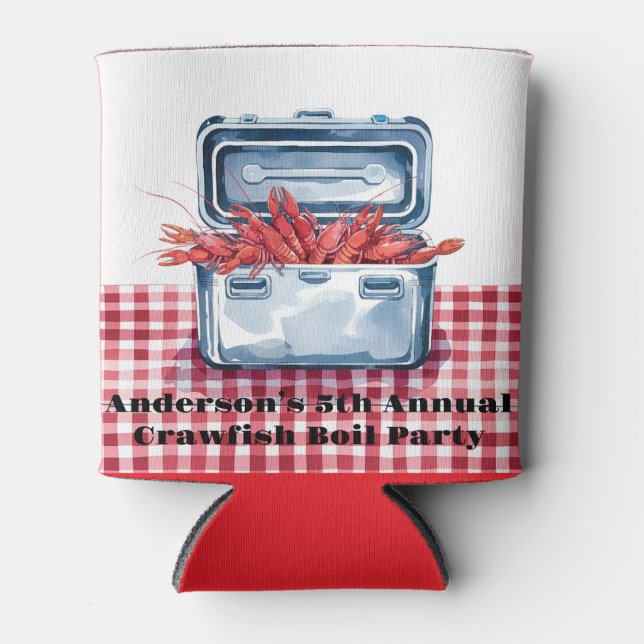 Rafraîchisseur Pour Canette L'ébullition ultime de l'écrevisse : une tradition (Devant)