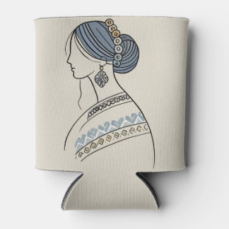 Rafraîchisseur Pour Canette L'élégant art populaire ukrainien peut refroidir