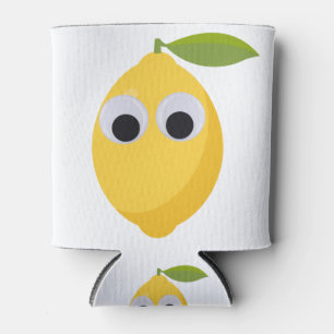 Rafraîchisseur Pour Canette Lemon, sweet fruit with googly eyes