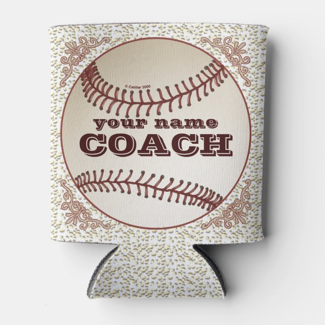 Rafraîchisseur Pour Canette L'entraîneur de baseball peut refroidir (Devant)