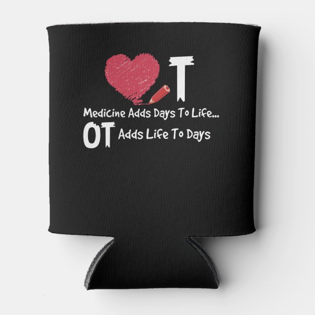 Rafraîchisseur Pour Canette L'ergothérapie ajoute de la vie aux jours de médic (Devant)