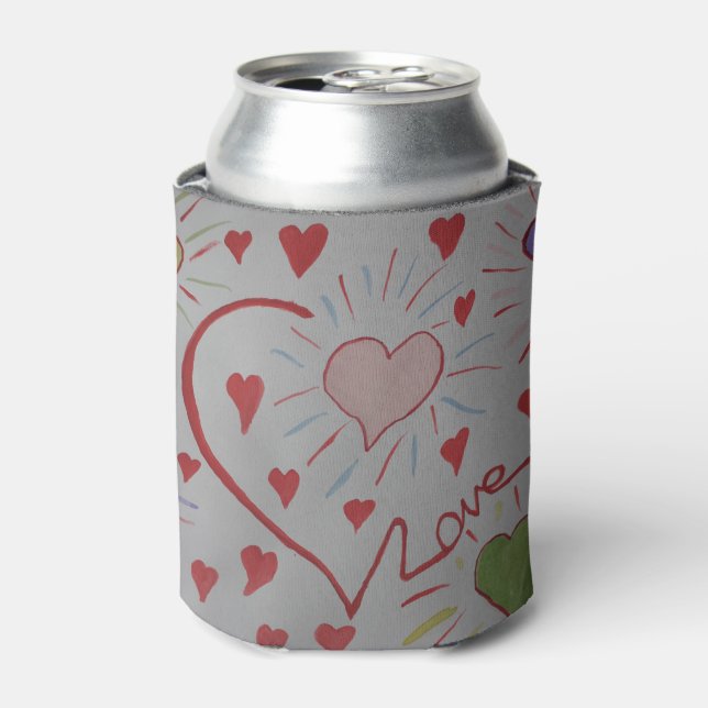Rafraîchisseur Pour Canette Les Coeurs d'amour peuvent se refroidir (Can devant)