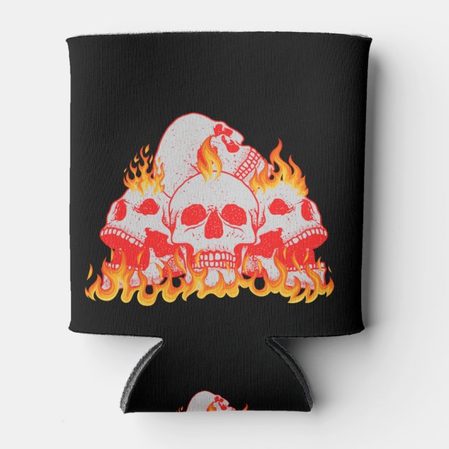 Rafraîchisseur Pour Canette Les crânes peuvent refroidir (Devant)