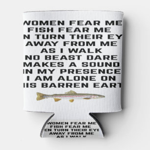 Rafraîchisseur Pour Canette Les femmes me craignent, les poissons me craignent