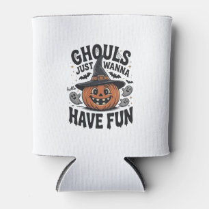 Rafraîchisseur Pour Canette Les goules veulent juste s'amuser Halloween Citrou