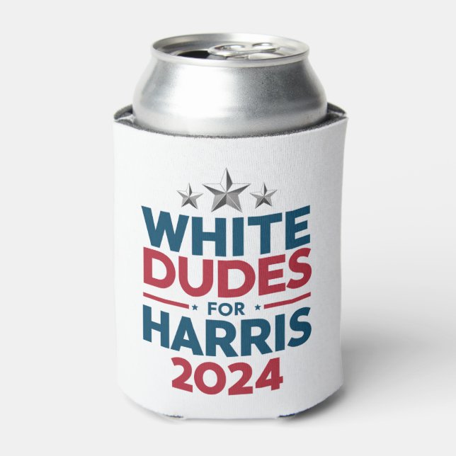 Rafraîchisseur Pour Canette Les Mecs Blancs De L'Élection Harris-2024 (Can devant)