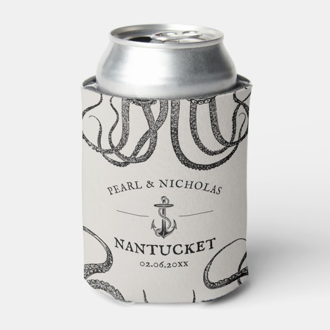 Rafraîchisseur Pour Canette Les tentacules de l'amour | Octopus Plage Thématiq (Can devant)