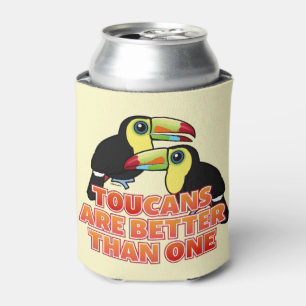 Rafraîchisseur Pour Canette Les Toucans Vont Mieux Qu'Un
