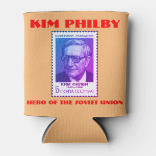 Rafraîchisseur Pour Canette L'espion britannique Kim Philby, héros de l'Union 