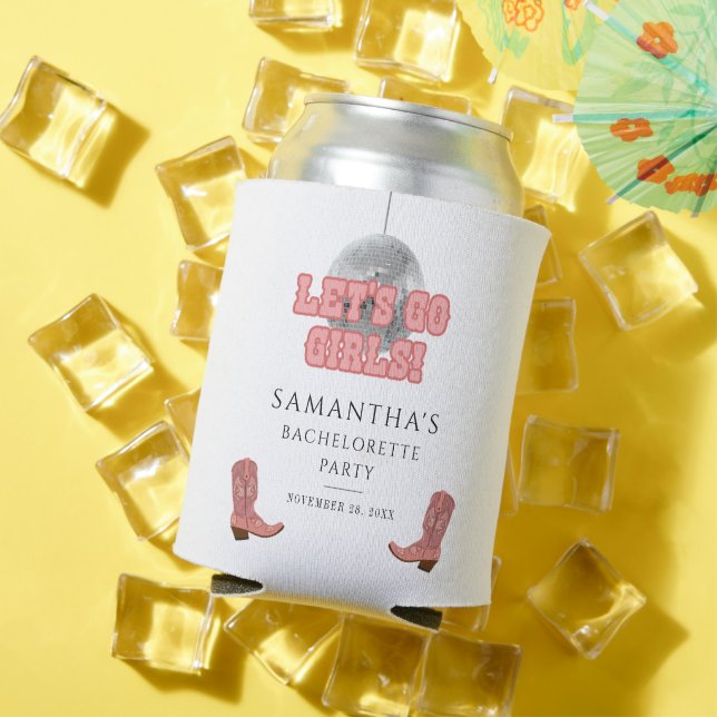 Rafraîchisseur Pour Canette Lets Go Girls Disco Cowgirl Week-end (Été in situ)