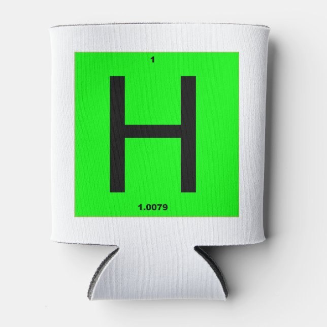 Rafraîchisseur Pour Canette Letter H periodic table of elements (Devant)