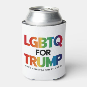 RAFRAÎCHISSEUR  POUR CANETTE LGBTQ POUR TRUMP GAY LESBIAN POUR TRUMP 2024