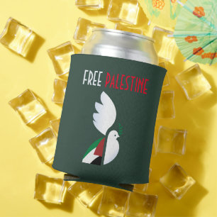 Rafraîchisseur Pour Canette Libérez la Palestine peut se refroidir - Drapeau p