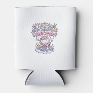 Rafraîchisseur Pour Canette Licorne Tricot Crochet Licorne Typographie Adorabl