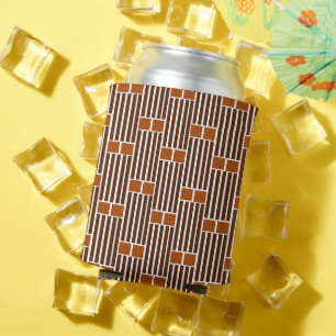 Rafraîchisseur Pour Canette Lignes et boîtes Brown