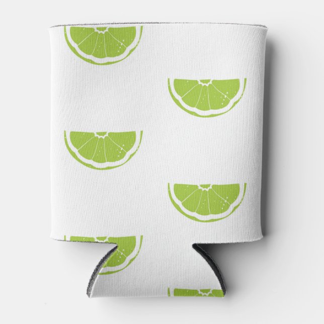 Rafraîchisseur Pour Canette Lime Wedge Motif (Devant)