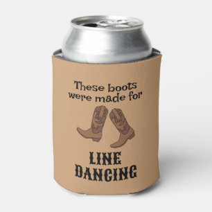Rafraîchisseur Pour Canette Line Dancing Cadeau Bottes Cowboy faites pour la d