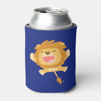 Rafraîchisseur Pour Canette Lion à rebondissements de caricatures mignonnes