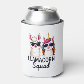 Rafraîchisseur Pour Canette Llamacorn Squad Drôle de Licorne Llama Squad Noël