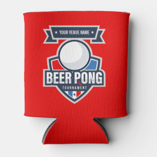 Rafraîchisseur Pour Canette Logo du tournoi de bière personnalisable