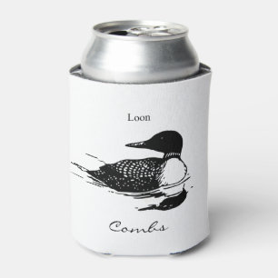 Rafraîchisseur Pour Canette Loon Natation Oiseau Art Thunder_Cove Can Cooler