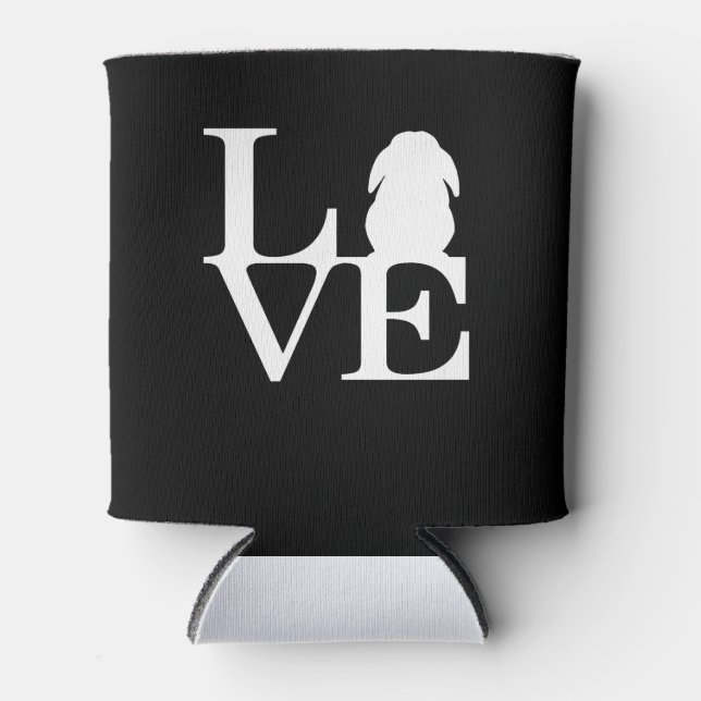 Rafraîchisseur Pour Canette Lop Rabbit Lover I Love Bunnies Graphisme (Devant)