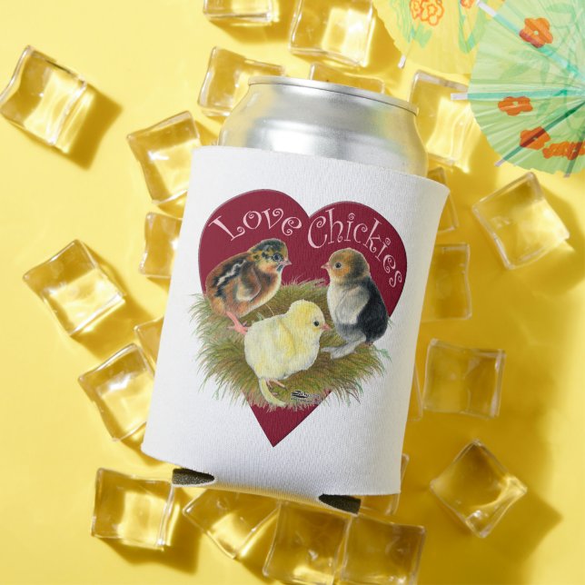Rafraîchisseur Pour Canette Love Chickies (Été in situ)