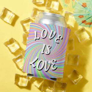 Rafraîchisseur Pour Canette Love Is Love Pride Rafraîchisseur de Canette