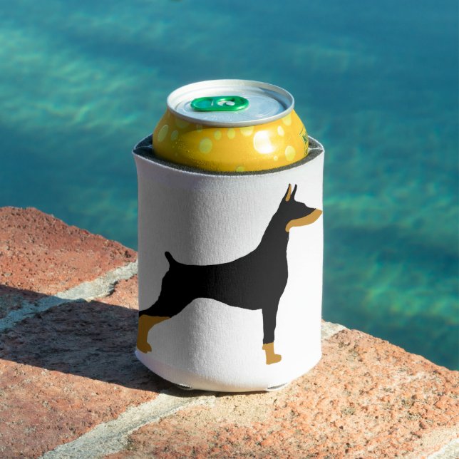 Rafraîchisseur Pour Canette LS Doberman Pinscher collier silo (Piscine in situ)