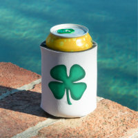Lucky 4 Leaf Irish Clover blanc peut refroidir