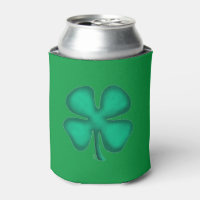 Lucky 4 Leaf Irish Clover green peut refroidir
