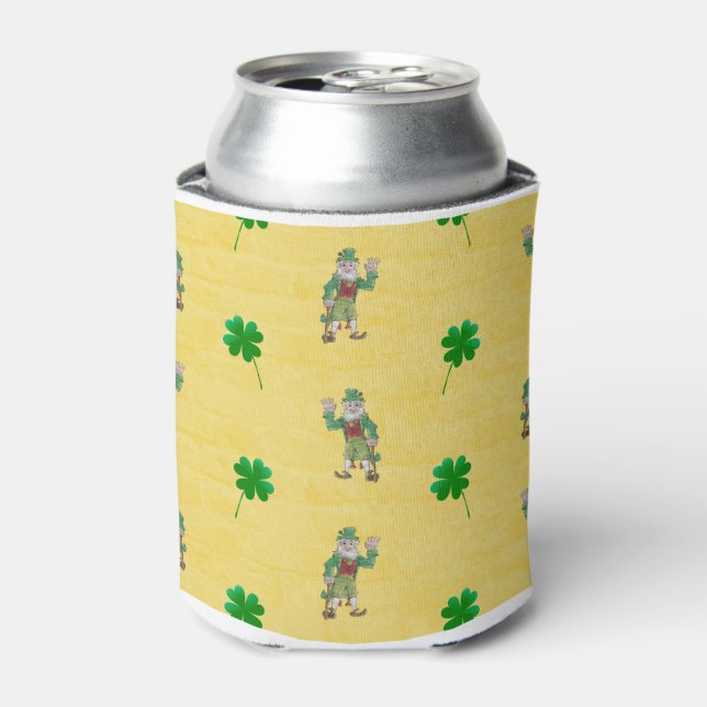 Rafraîchisseur Pour Canette Lucky Four Leaf Clochers et Leprechauns (Can devant)